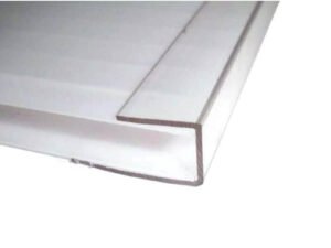 polikarbonato uzbaigimo u profilis