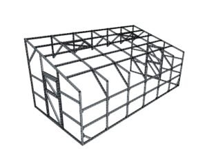 Vienšlaitis šiltnamis 3000x6000